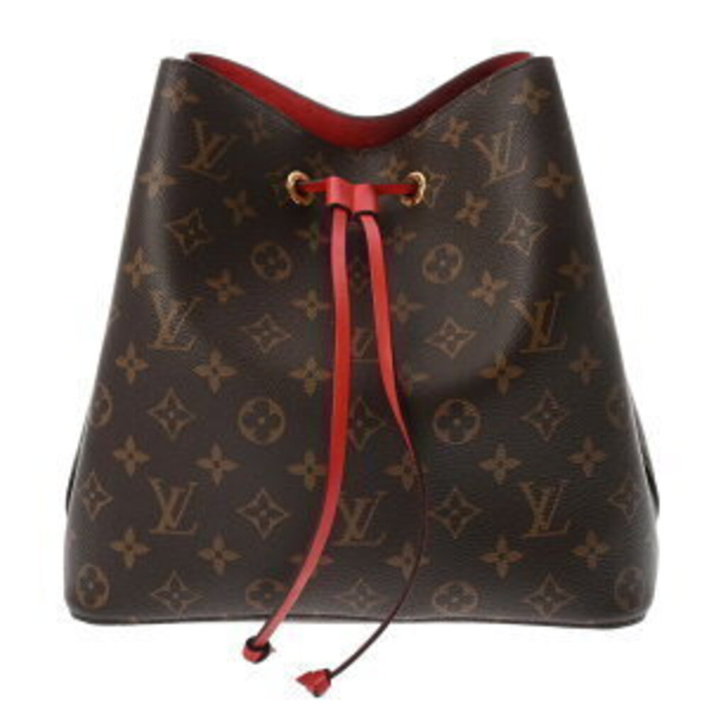 Louis Vuitton Monogram Neo Noe Coquelicot Red Canvas Shoulder Bag